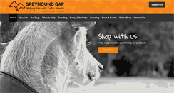 Desktop Screenshot of greyhoundgap.org.uk