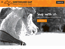 Tablet Screenshot of greyhoundgap.org.uk